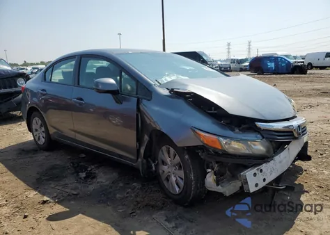 2012 Honda Civic Lx из США, поврежденный, VIN 19XFB2F54CE068641
